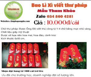 bao-li-xi-viet-thu-phap