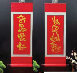 cau-doi-tet-4-chu-thu-phap