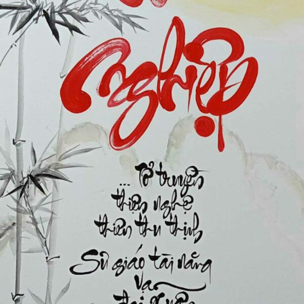 tranh-thu-phap-ve-thay-co