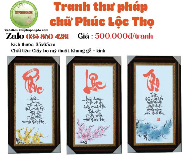 tranh-thu-phap-phuc-loc-tho