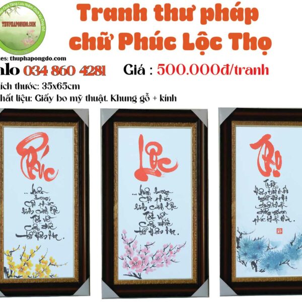 tranh-thu-phap-phuc-loc-tho