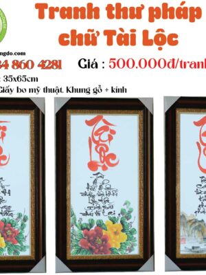tranh-chu-tai-loc-qua-tang-thu-phap