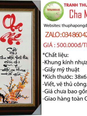 tranh-thu-phap-chu-cha-me