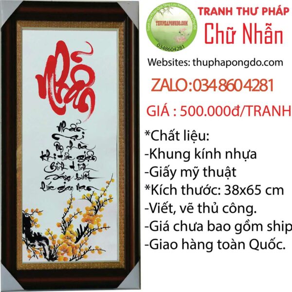 tranh-thu-phap-tet-chu-nhan
