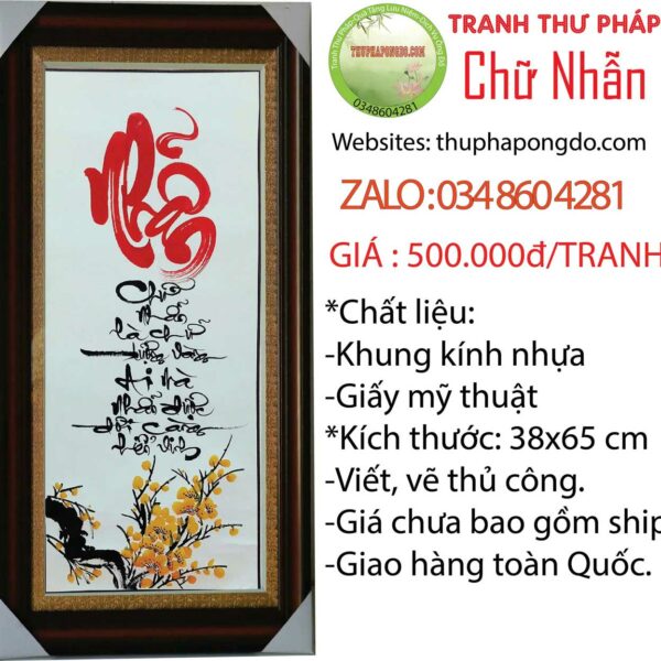 thu-phap-chu-nhan-ngay-tet