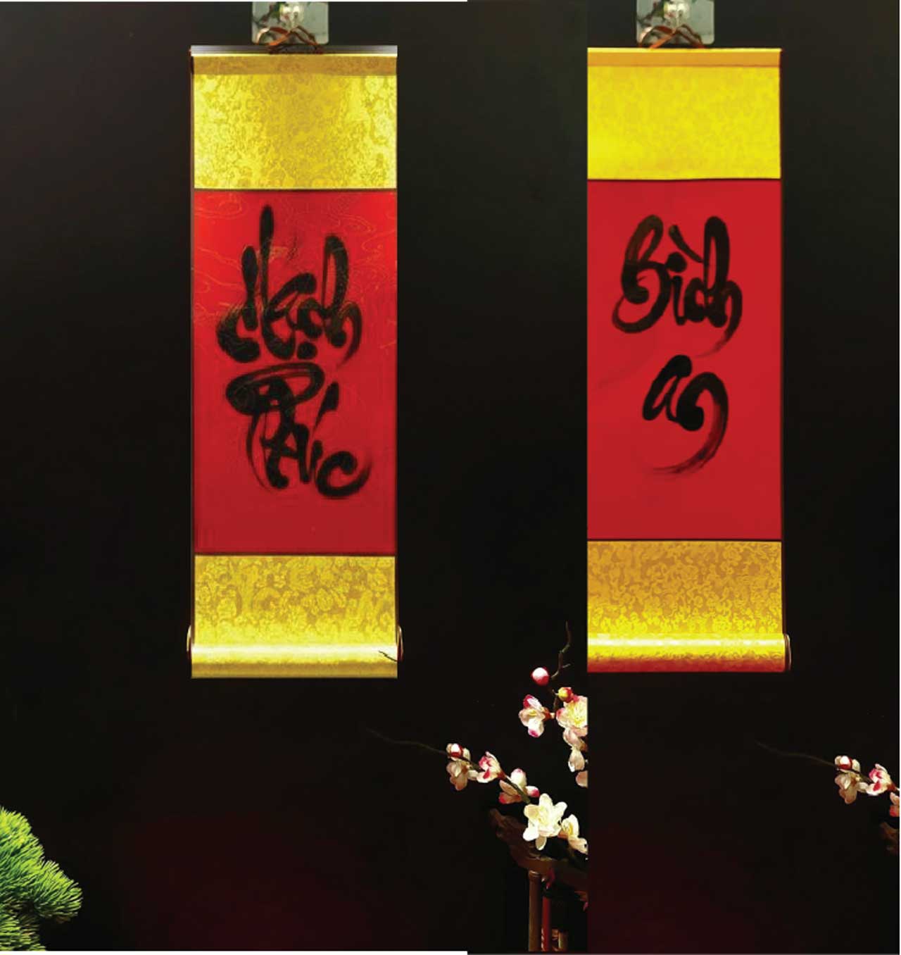 cau-doi-tet-2-chu-thu-phap