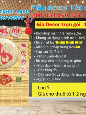 gia-trang-tri-tet-voi-met-tre-thu-phap