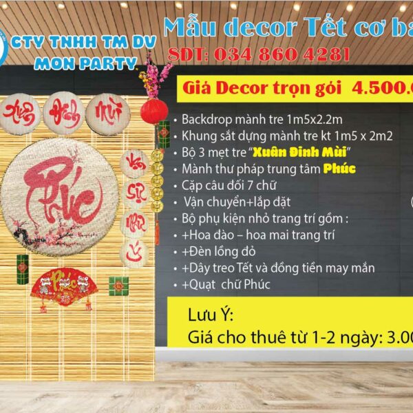 gia-trang-tri-tet-voi-met-tre-thu-phap