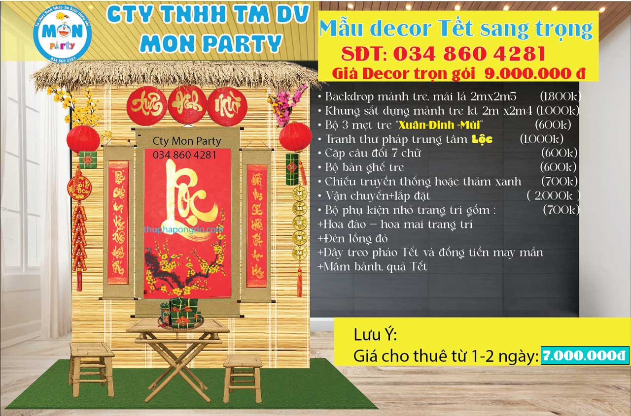 cau-doi-tet-trang-tri-tet-chu-loc